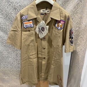 SABIT Vintage TANOSHINDE Crew Shirt Sz 2X